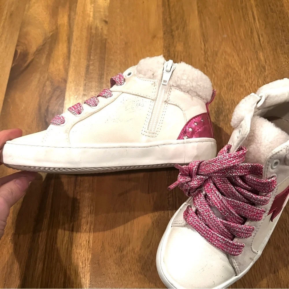 Gap Pink Lightning Bolt Sneakers
